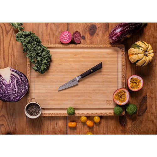 Bunka schilmesje met bamboe Saya en bamboe doos - 90 mm lemmet - DRIVURA™