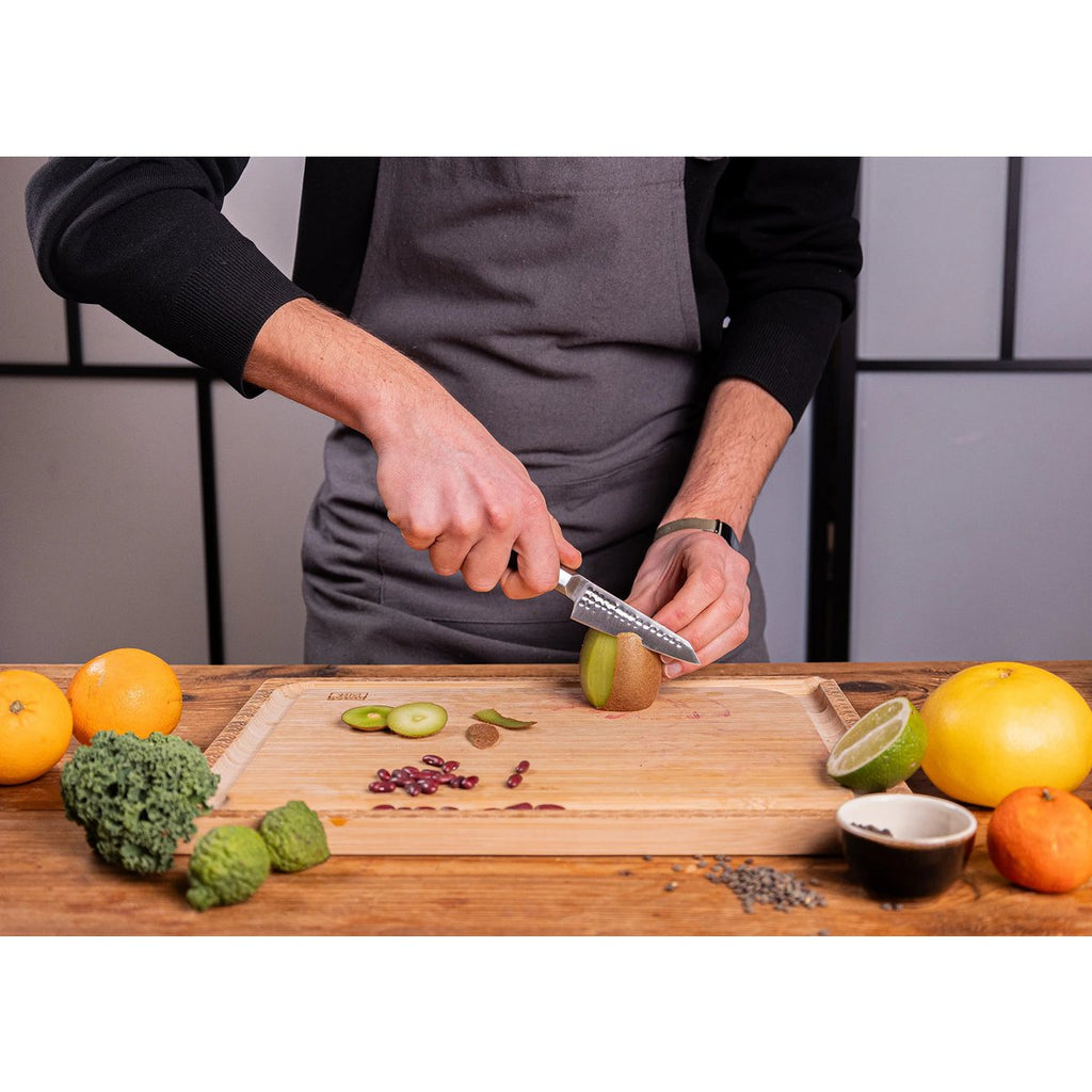 Bunka schilmesje met bamboe Saya en bamboe doos - 90 mm lemmet - DRIVURA™