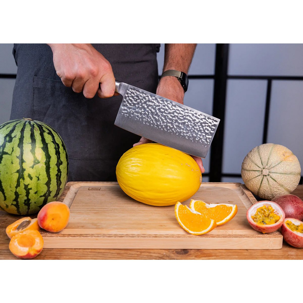 Hakmes met bamboe Saya en bamboedoos - lemmet van 190 mm - DRIVURA™