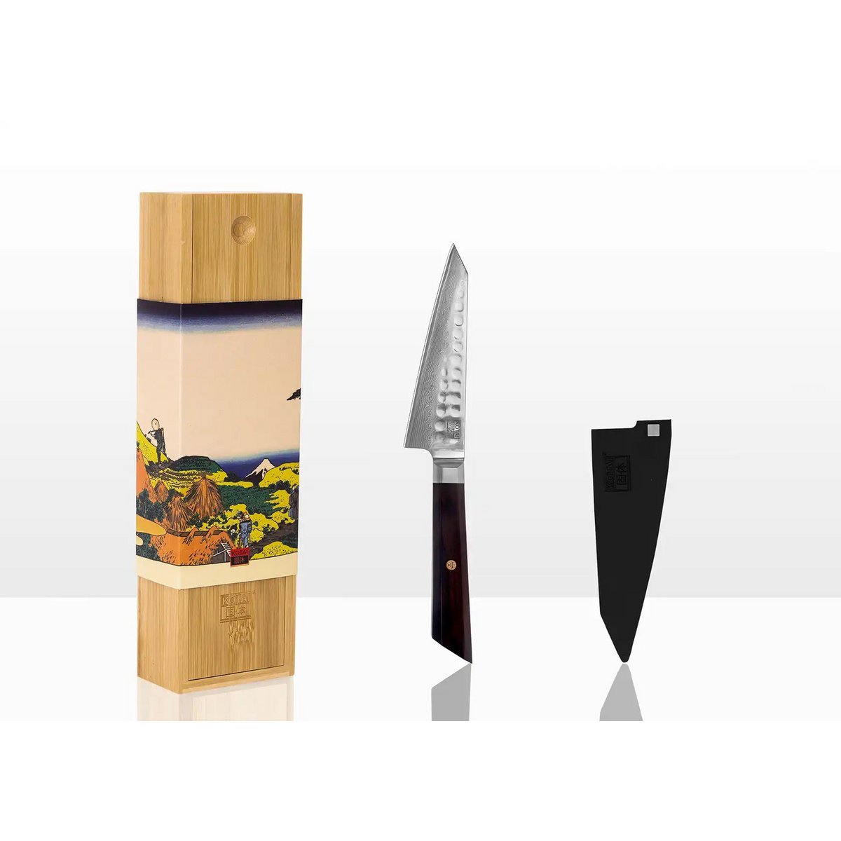 Bunka Petty Damascus Utility Knife - lemmet van 135 mm - DRIVURA™