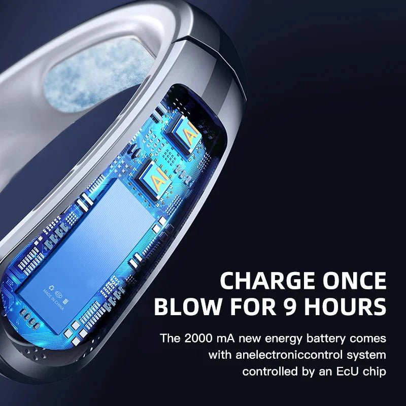 Portable Neck Fan with USB Rechargeable - DRIVURA™