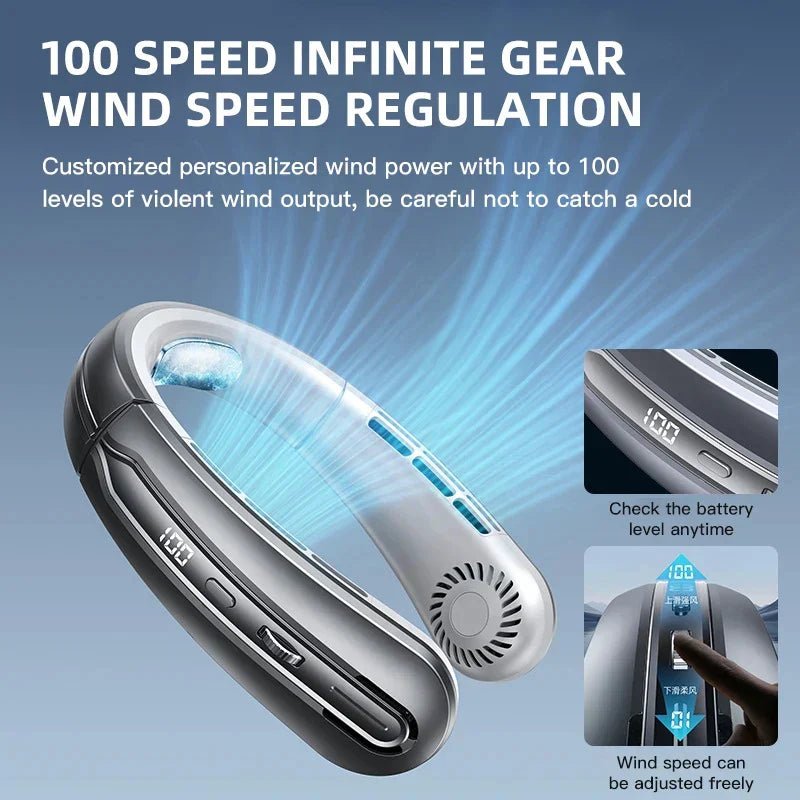 Portable Neck Fan with USB Rechargeable - DRIVURA™