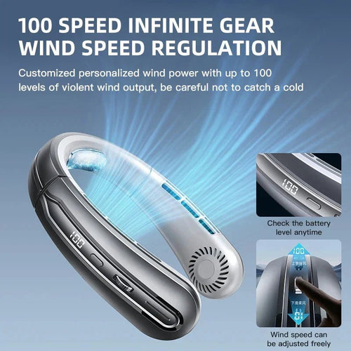 Portable Neck Fan with USB Rechargeable - DRIVURA™